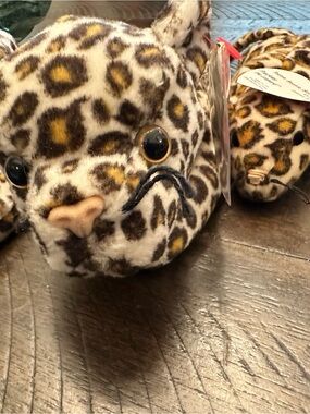 Ty 🐆Freckles and Teenie Freckles Leopard Beanie Babies Duo